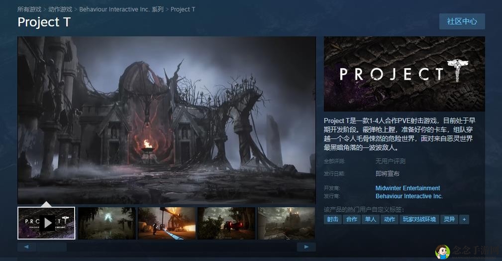 《Project T》正式公布，合作PVE射击游戏启幕新篇章