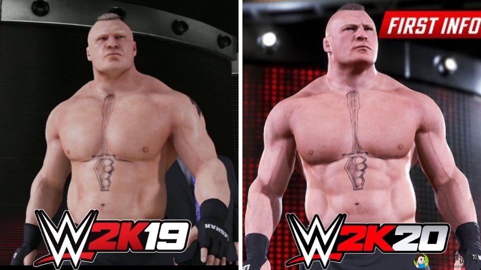 《WWE 2K20》首波视觉截图 “大布”焕然一新